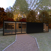 20ft 40ft Log Cabins Wooden House Prefabricated Be Shipped After Finished in Factory for Villas Vacations Private Clubs