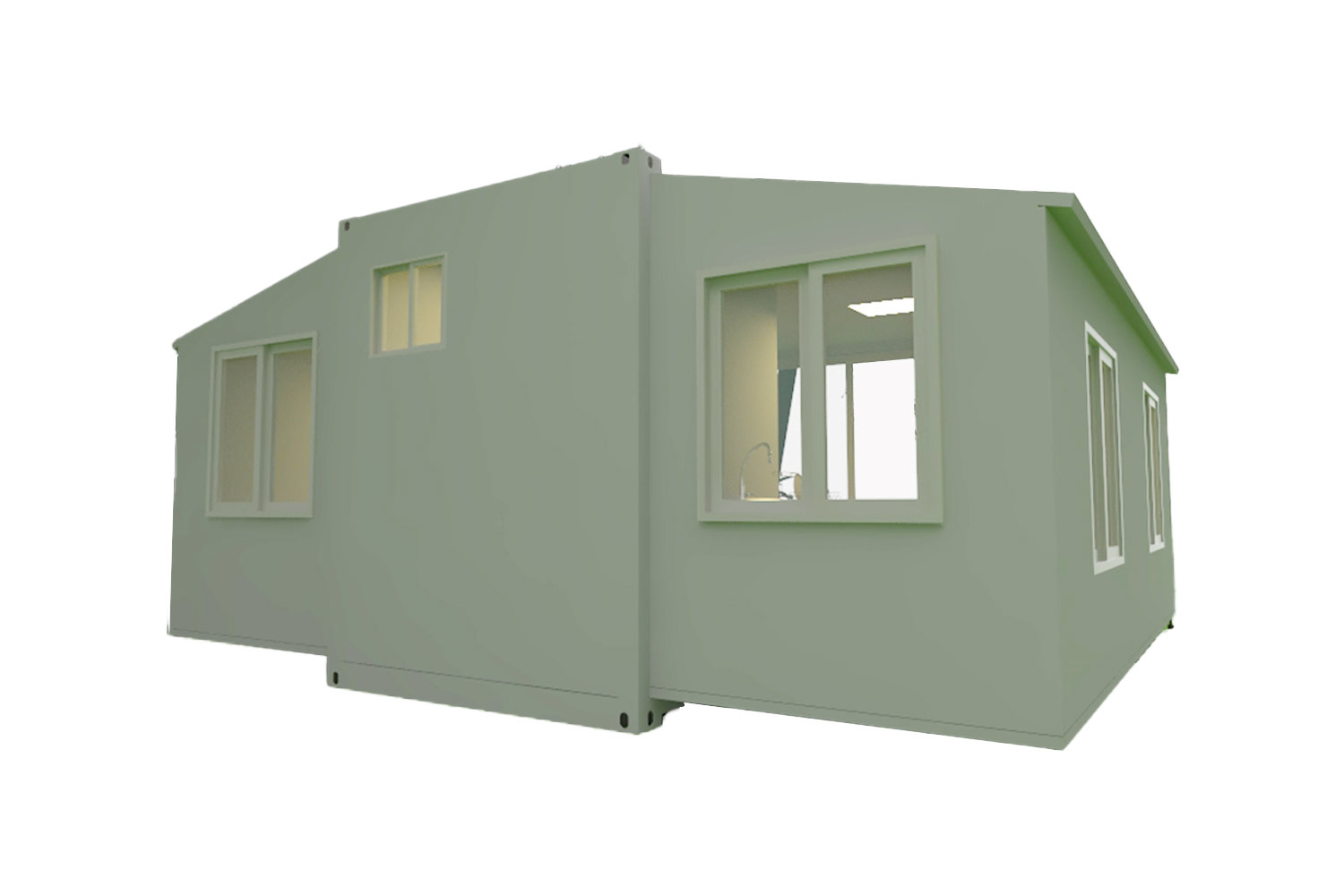 Longhe expandable Container Home-Container Office- Flatpack - Containers